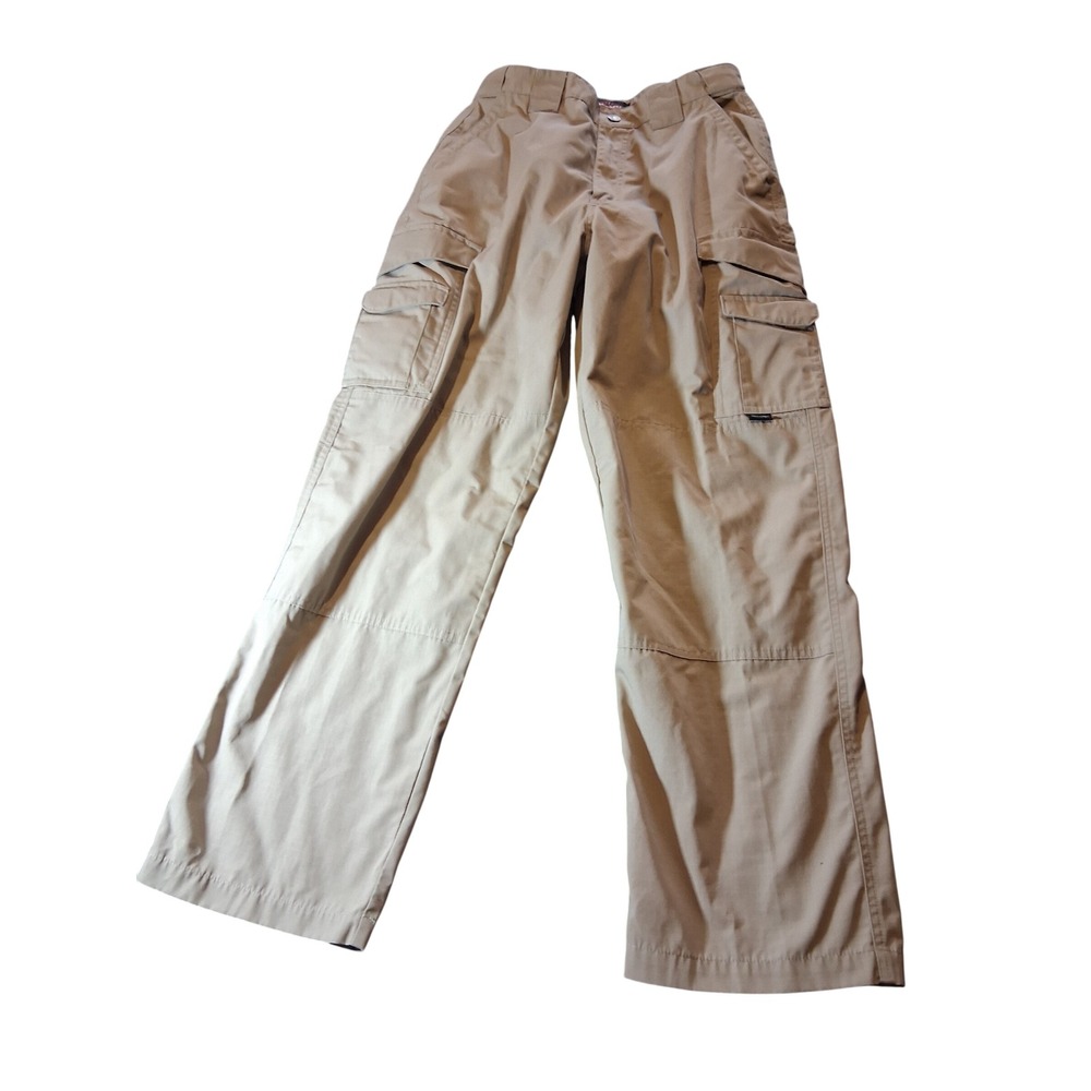 Tru-Spec Mens 24-7 Series Tactical Cargo Pants Khaki Tan Ripstop 32x30